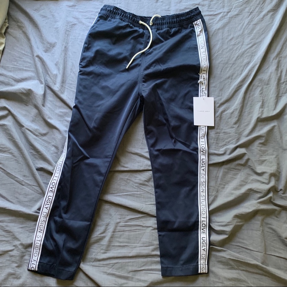 I Love Ugly Cropped Athletic Pants